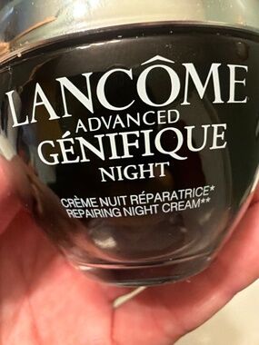 Génifique night cream used four times